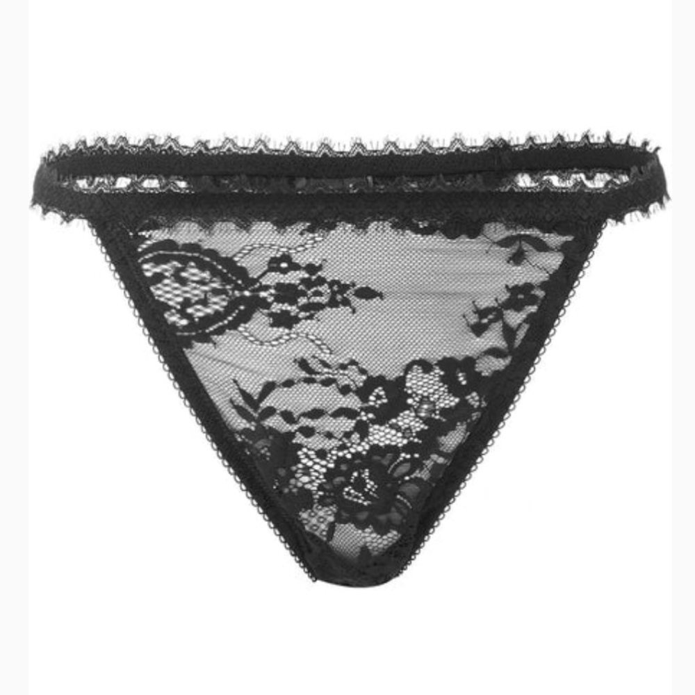 Killstar Be Veiled Sexy Black Lace Panty XXL NWT